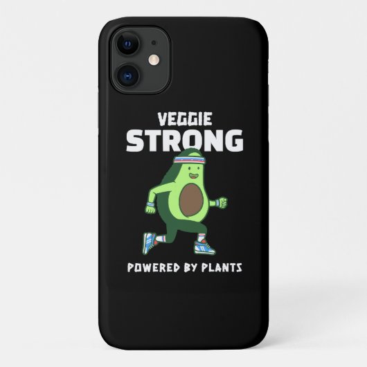Veggie Sterk, Aangedreven door planten Case-Mate iPhone Case (Achterkant)
