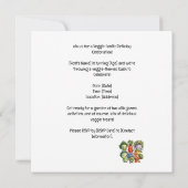 Veggie stijl: Een Verjaardag Veg-out! Kaart (Achterkant)