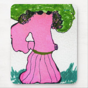 "Veggie Stroal Dance" Abstract Design Mousepad Muismat