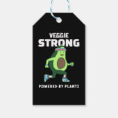 Veggie Strong, Powered by planten Cadeaulabel (Voorkant)