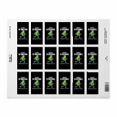Veggie Strong, Powered by planten Etiket (Full Sheet)