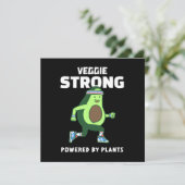 Veggie Strong, Powered by planten Kaart (Staand voorkant)