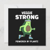 Veggie Strong, Powered by planten Kaart (Voorkant)