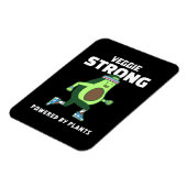 Veggie Strong, Powered by planten Magneet (Linkerzijde)