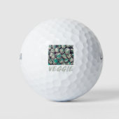 Veggie Vegetarian Gift Golfballen (Voorkant)