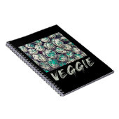 Veggie  Vegetarian Gift Notitieboek (Rechterzijde)