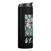 Veggie  Vegetarian Gift Thermosbeker (Gedraaid links)