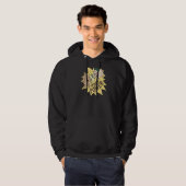 Veggie Vegetarian Vegan Hoodie (Voorkant volledig)