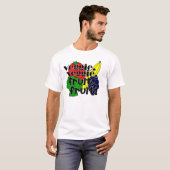Veggie Veggie, Fruit Fruit. T-shirt (Voorkant volledig)
