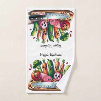 Veggie Vigilante Crime Scene Keuken Handdoek