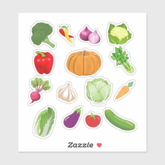 Veggie Vinyl Stickers (Vel)