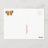 veggieart butterfly briefkaart (Achterkant)