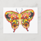 veggieart butterfly briefkaart (Voorkant)