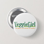 VeggieGirl-Button Ronde Button 5,7 Cm (Voorkant /achterkant)