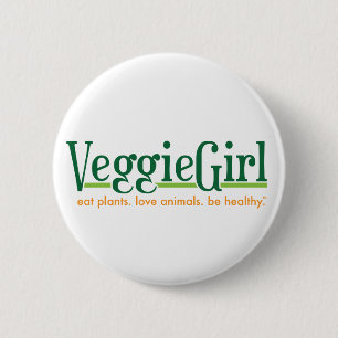 VeggieGirl-Button Ronde Button 5,7 Cm