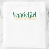 VeggieGirl Sticker (Tas)