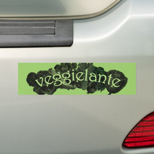 Veggielante Bumpersticker (Op auto)