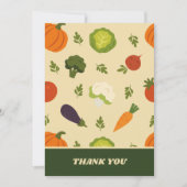 Veggiepatroon Bedankkaart (Voorkant)