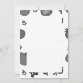 Veggiepatroon Bedankkaart (Achterkant)