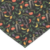 Veggies and Bottles Foodie Hipster Tablecloth Tafelkleed (Gekanteld)