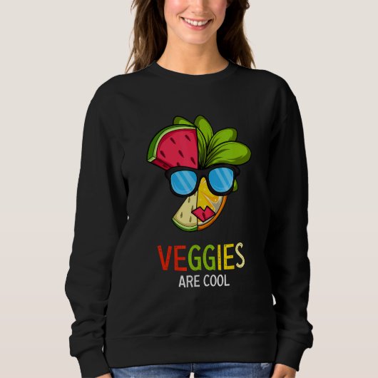 Veggies are Cool Vegetarian Advocate Trui (Voorkant)