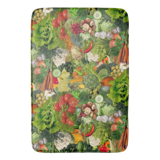 Veggies Badmat (Voorkant Verticaal)