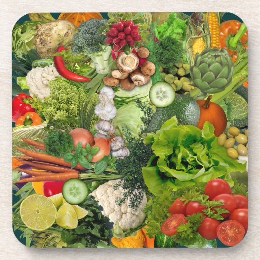 Veggies Bier Onderzetter (Voorkant)