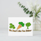 Veggies Briefkaart (Staand voorkant)