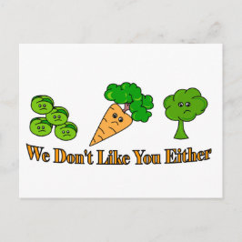 Veggies Briefkaart