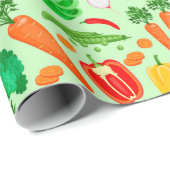 Veggies Cadeaupapier (Rol Hoek)