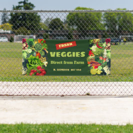 Veggies Direct uit Boerderij Spandoek