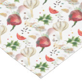 Veggies en specerijen korte tafelloper (Hoek)