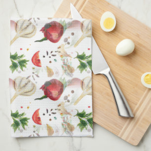 Veggies en specerijen theedoek