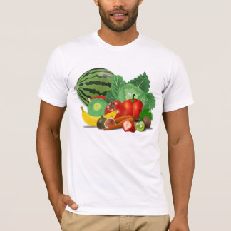 Veggies en vruchten t-shirt