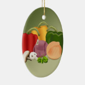 Veggies Keramisch Ornament (Rechts)