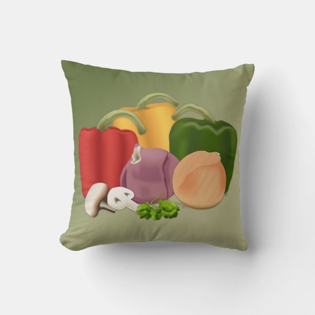 Veggies Kussen (Voorkant)