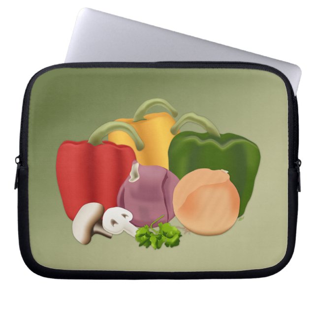 Veggies Laptop Sleeve (Voorkant)