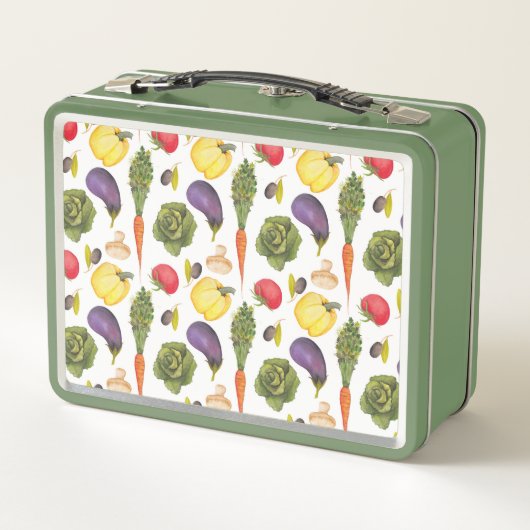 Veggies Metal Lunchbox (Achterkant)