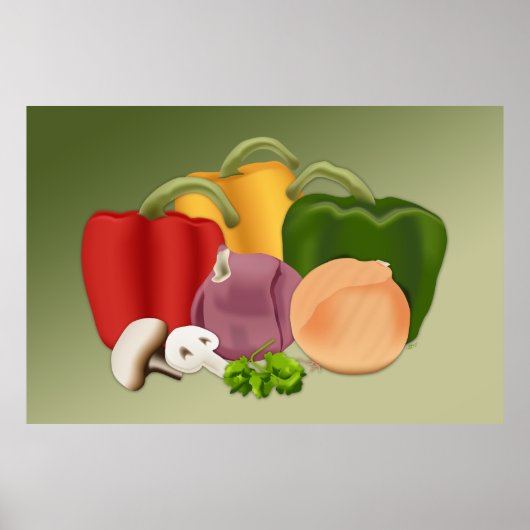 Veggies Poster (Voorkant)