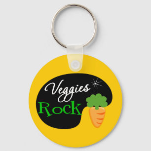 Veggies Rock Sleutelhanger