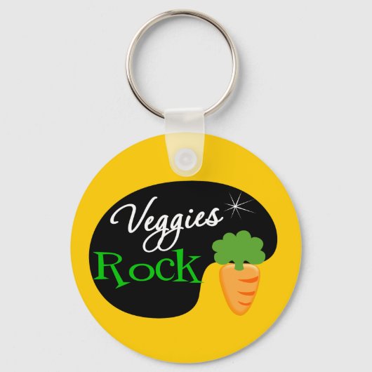 Veggies Rock Sleutelhanger (Voorkant)