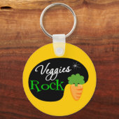 Veggies Rock Sleutelhanger (Voorkant)
