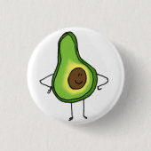 Veggies Save the Day Avocado Button (Voorkant)