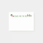 Veggies Save the Day Post-it Notes (Voorkant)