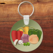Veggies Sleutelhanger (Voorkant)