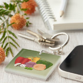 Veggies Sleutelhanger (Voorkant Rechts)
