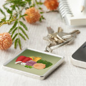 Veggies Sleutelhanger (Zijkant)