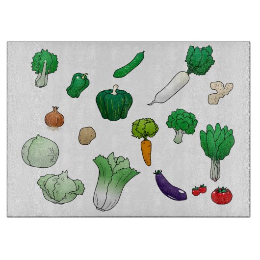 Veggies Snijplank (Voorkant)