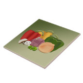 Veggies Tegeltje (Zijkant)