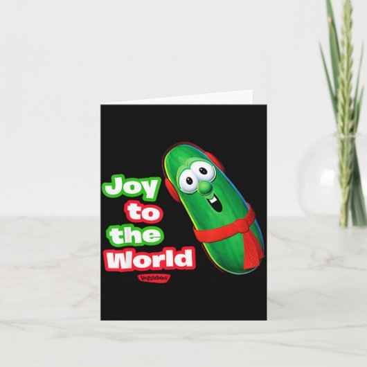 Veggietales Joy To The World Larry The Cuber  Kaart (Voorkant)